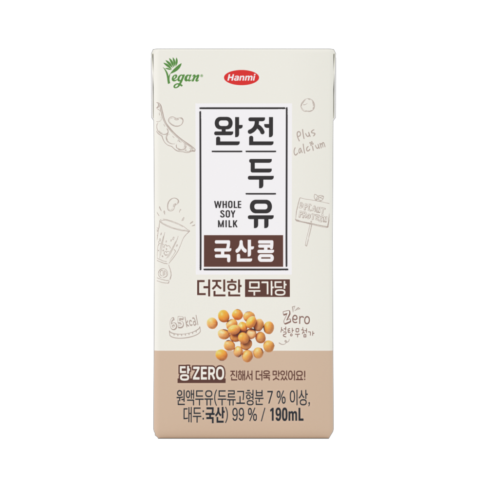 완전두유 더진한 국산콩 무가당
