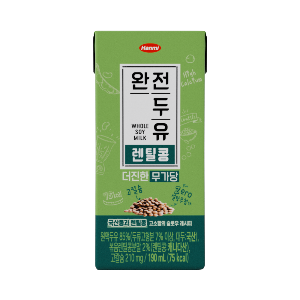 완전두유 더진한 국산콩 렌틸콩