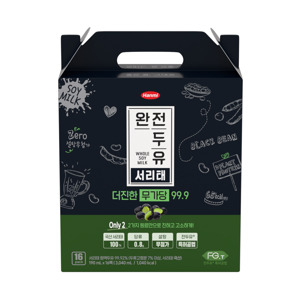 완전두유 더진한 서리태 무가당 99.9 제품 이미지
